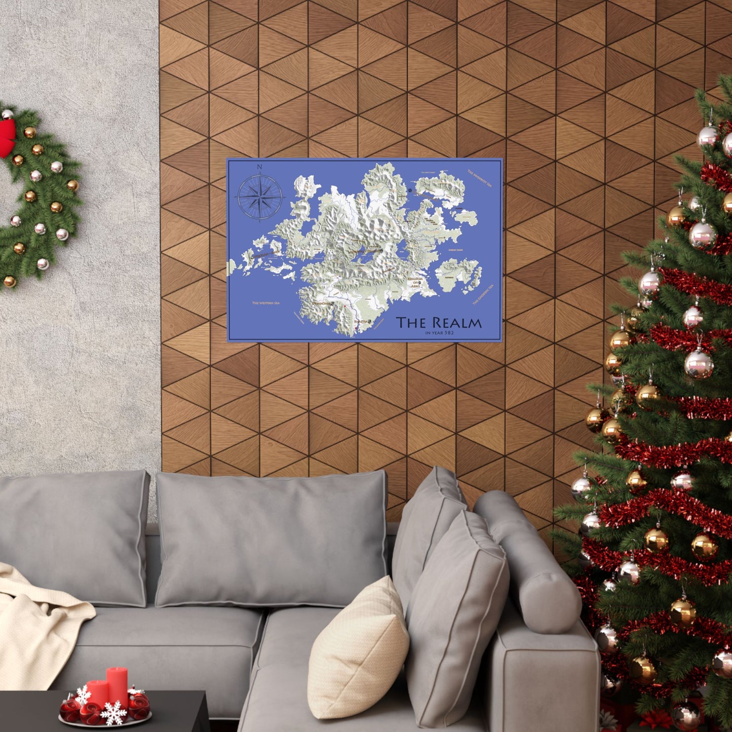 Premium Matte Poster (Realm Year 582 in Storied Seas)