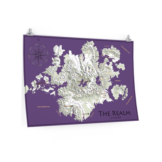Premium Matte Poster (Realm Year 582 in Dark Wine)