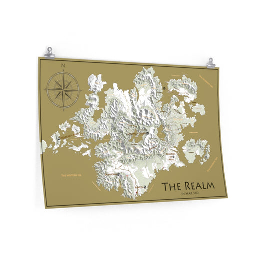 Premium Matte Poster (Realm Year 582 in Burnished Gold)